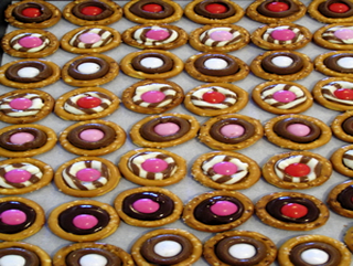 pink chocolate candy